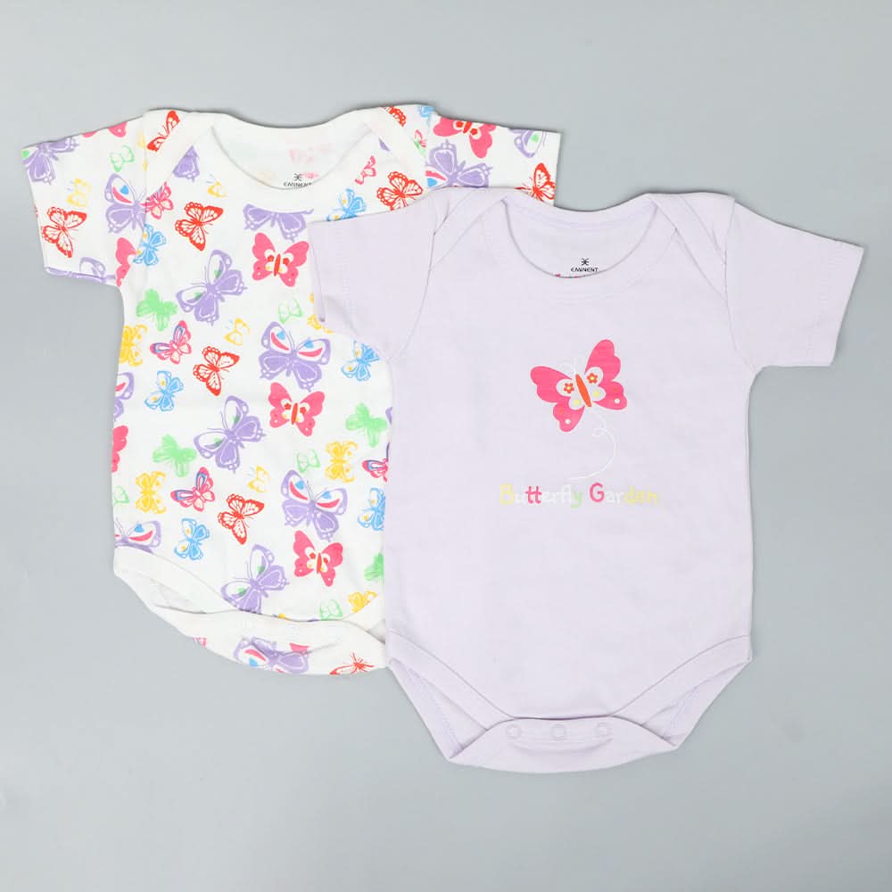 Eminent Newborn Girls Half Sleeves Suit 2Pcs