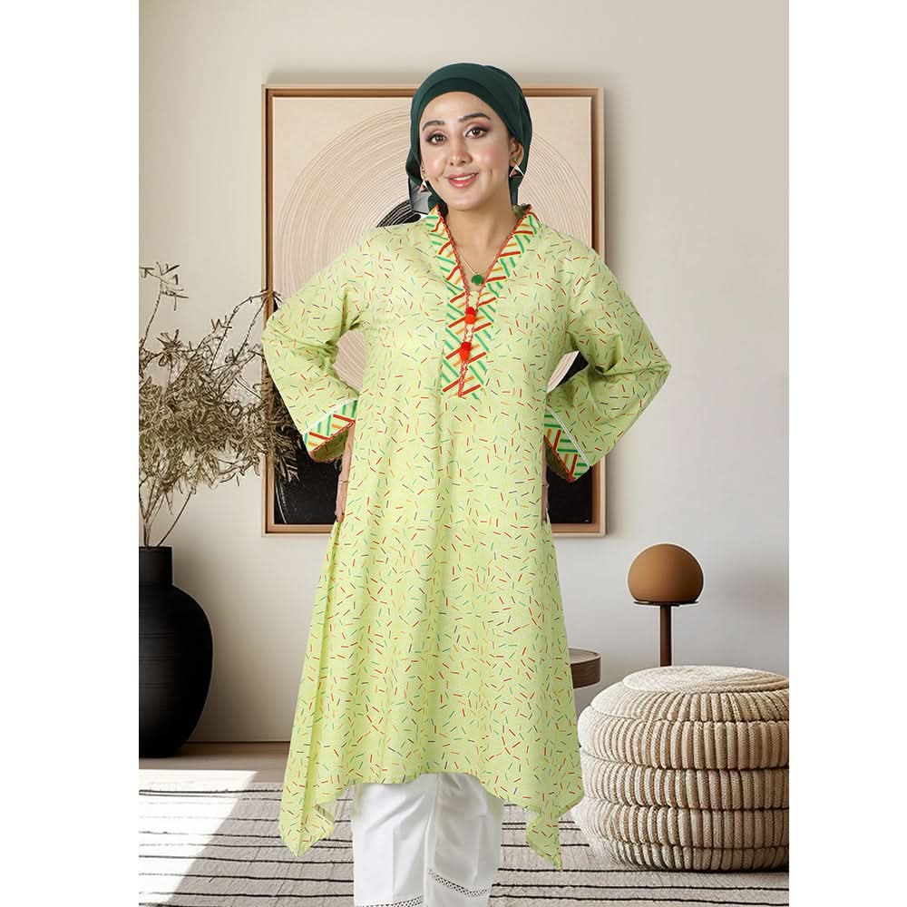 Eminent Women's Digital Printed Kurti - P16