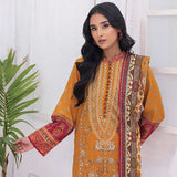Mirha Printed Lawn Unstitched 3Pcs Suit - MP-0027