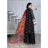 Noor Jahan Mushk Printed Lawn Chikenkari Embroidered Unstitched 3Pcs Suit