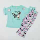 Girls Co-Ord Set - Cyan