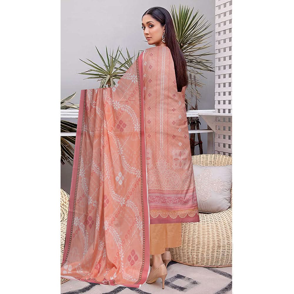 Noor Jahan Sana Lakhani Printed Lawn Suit Unstitched 3Pcs V1 - 3
