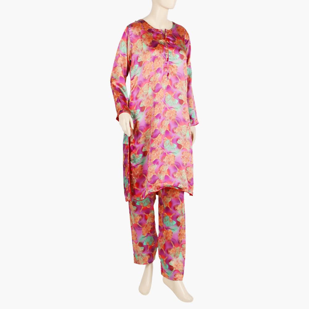 Women's Printed 2Pcs Co-Ord Set - D-7