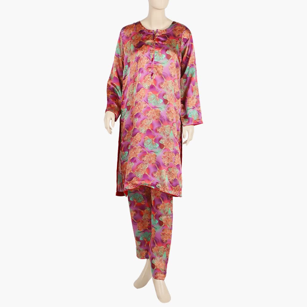 Women's Printed 2Pcs Co-Ord Set - D-7