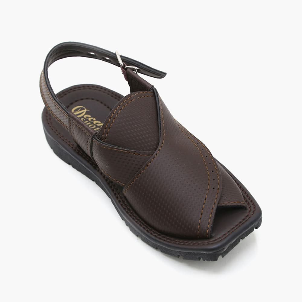 Boys Peshawari Sandal - Brown