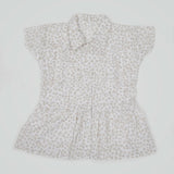 Girls Cotton Half Sleeves Shirt