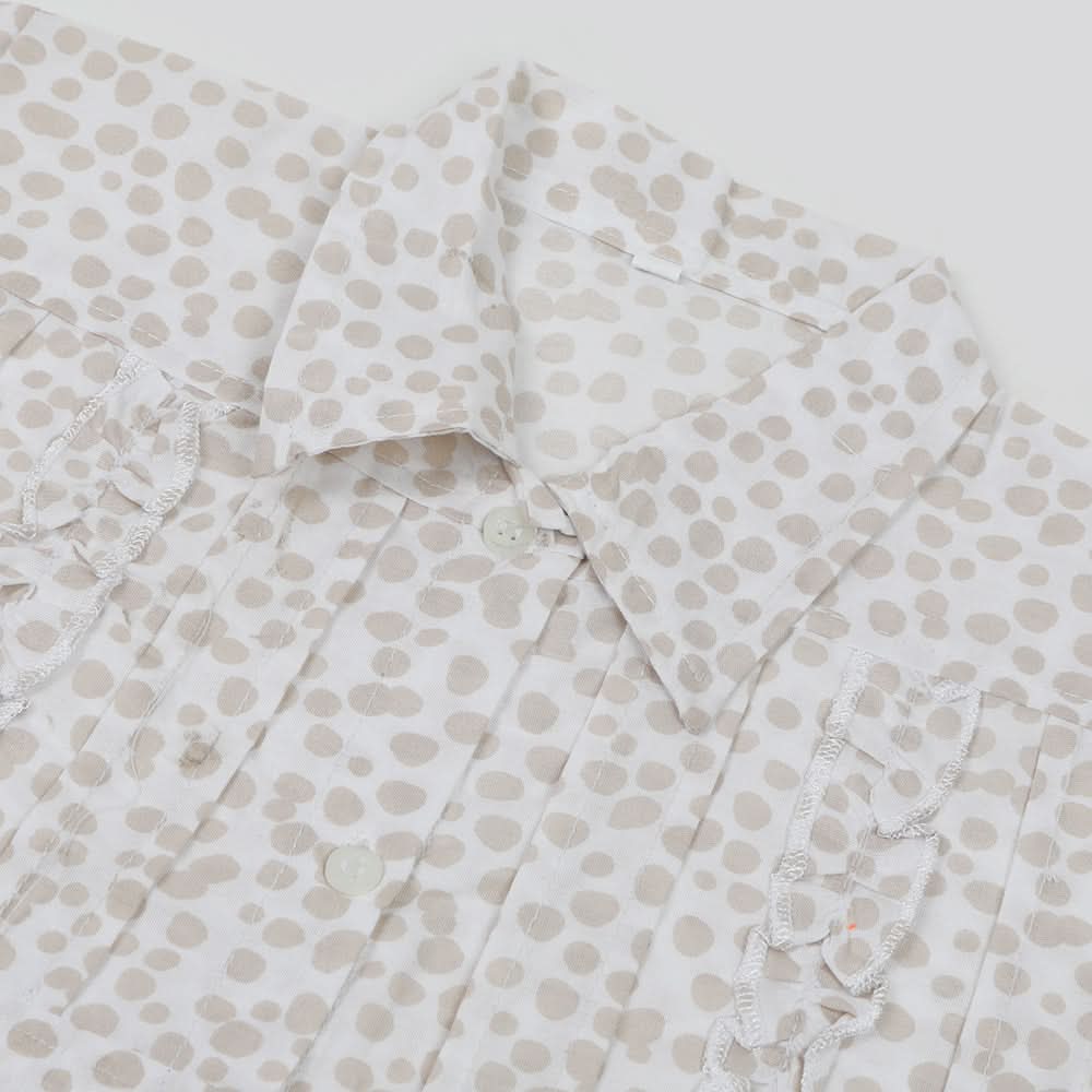 Girls Cotton Half Sleeves Shirt