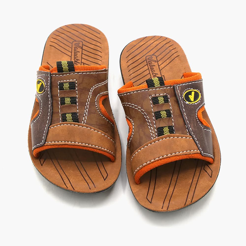 Boys Slipper - Mustard