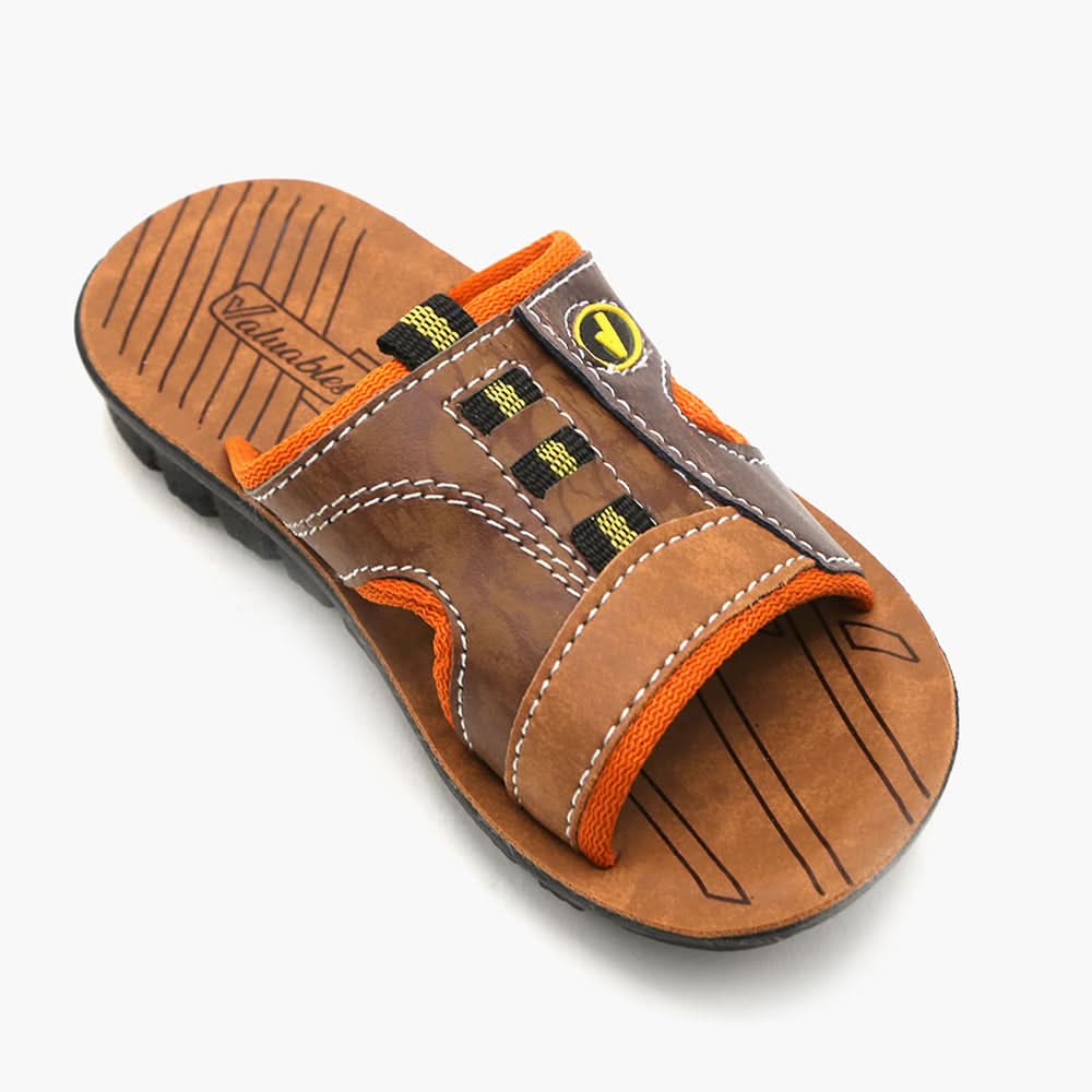 Boys Slipper - Mustard