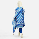 Panjnad Pehnawa Printed Lawn 3Pcs Unstitched Suit - 1022
