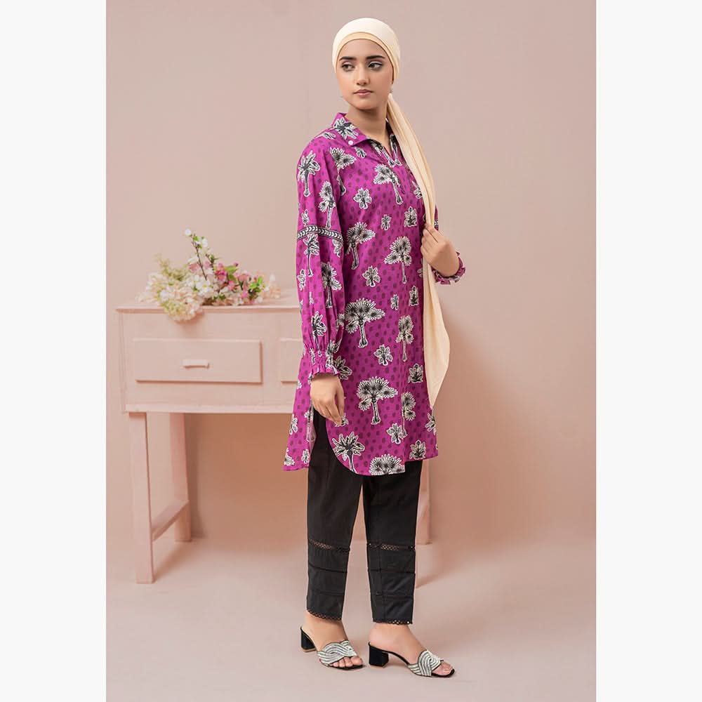 Eminent Women's Digital Printed Lawn Unstitched Kurti