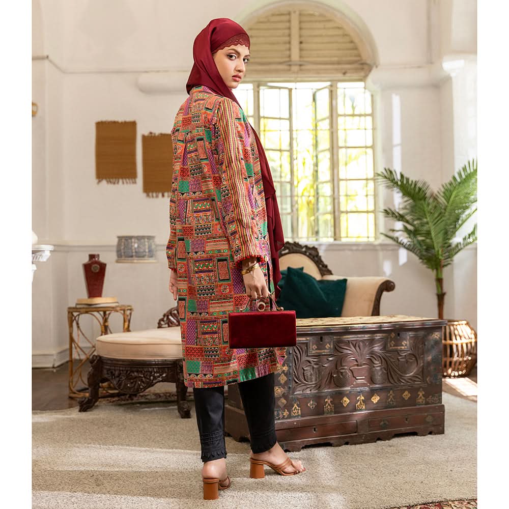 Eminent Women's Mesuri Digital Lawn Unstitched Kurti