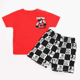 Eminent Newborn Girls Half Sleeves Suit - Samba Red