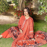 Schick Natasha Slub Lawn Embroidered Unstitched 3Pcs Suit - 4