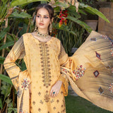 Schick Natasha Slub Lawn Embroidered Unstitched 3Pcs Suit - 10
