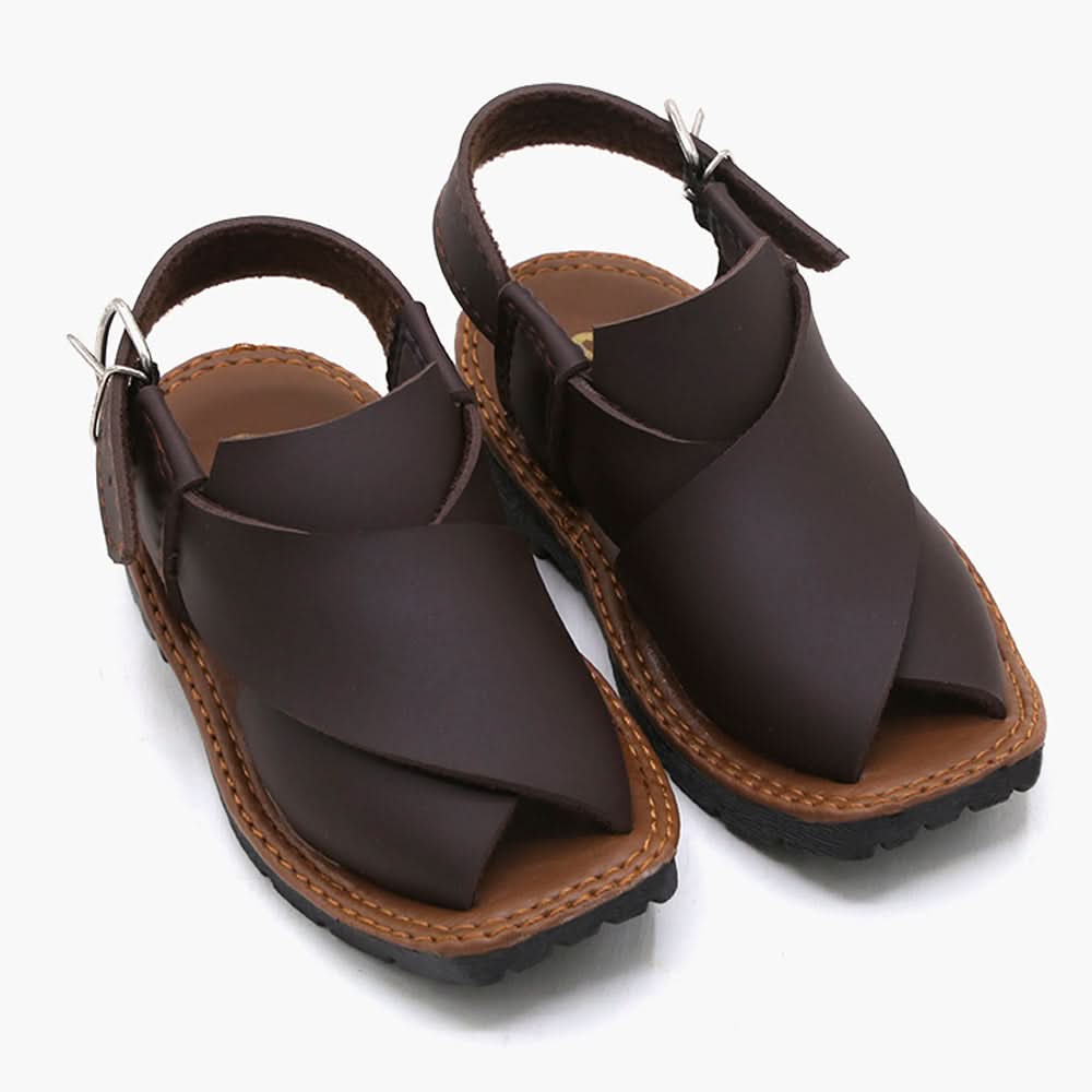 Boys Peshawari Sandal - Brown