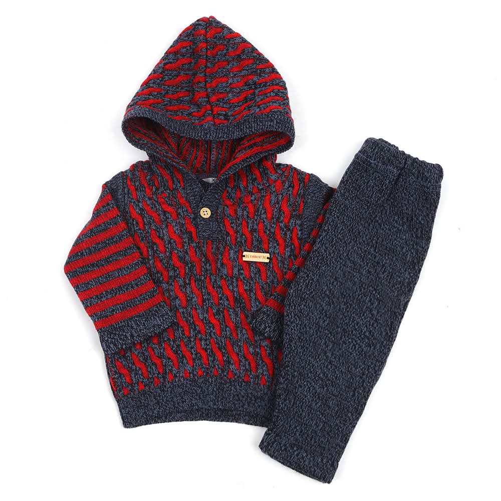 Newborn Boys Co-Ord Set- Blue & Red