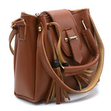 Women's Shoulder Bag - Dark Brown