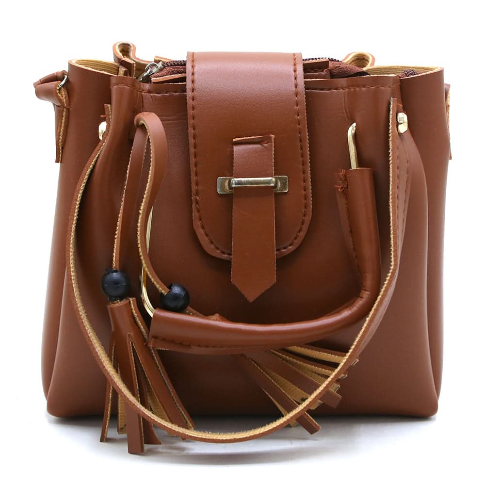 Women's Shoulder Bag - Dark Brown