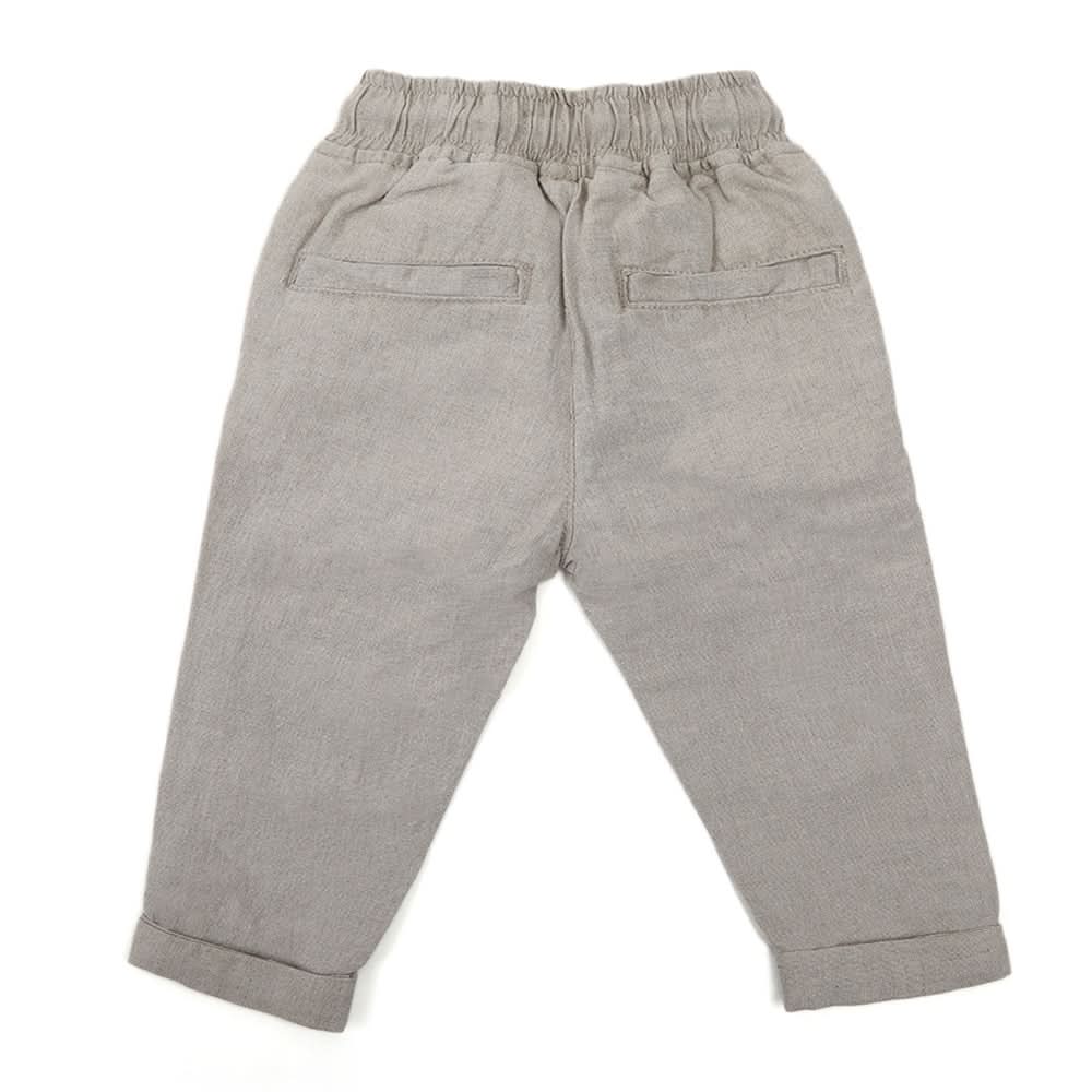 Eminent Newborn Boys Cotton Pant - Beige
