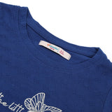 Girls Knitted Top - Royal Blue