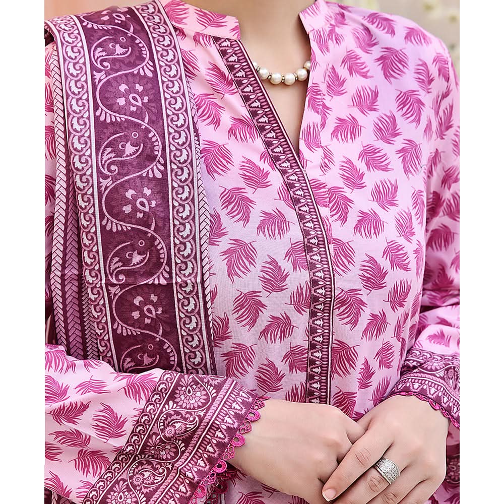VS-AYESHA ALISHBA Cambric Printed Unstitched 3pcs Suit - 192