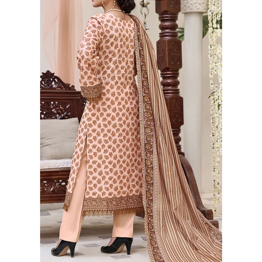 VS-AYESHA ALISHBA Cambric Printed Unstitched 3pcs Suit - 190