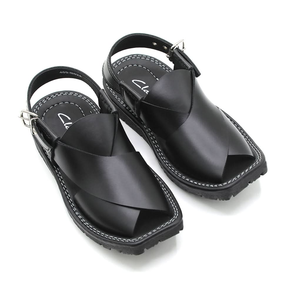 Boys Peshawari Sandal - Black