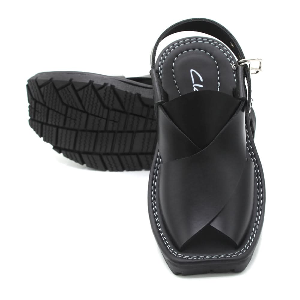 Boys Peshawari Sandal - Black