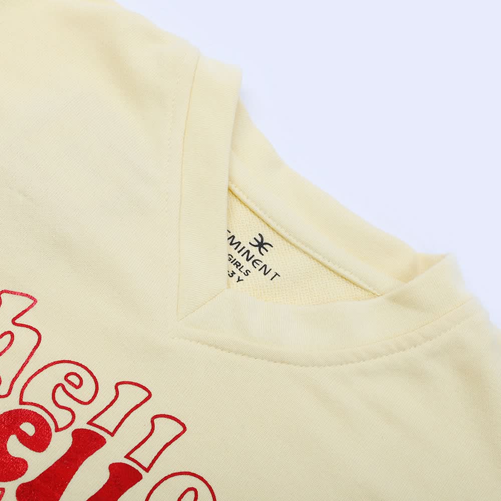 Eminent Girls Sweatshirt - Lemon