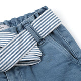 Eminent Newborn Girls Denim Pant - Ice Blue