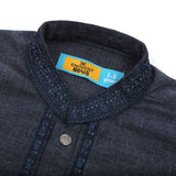 Eminent Boys Full Sleeves Shalwar Suits - Denim