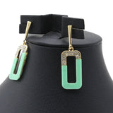 Women's Earings - Cyan