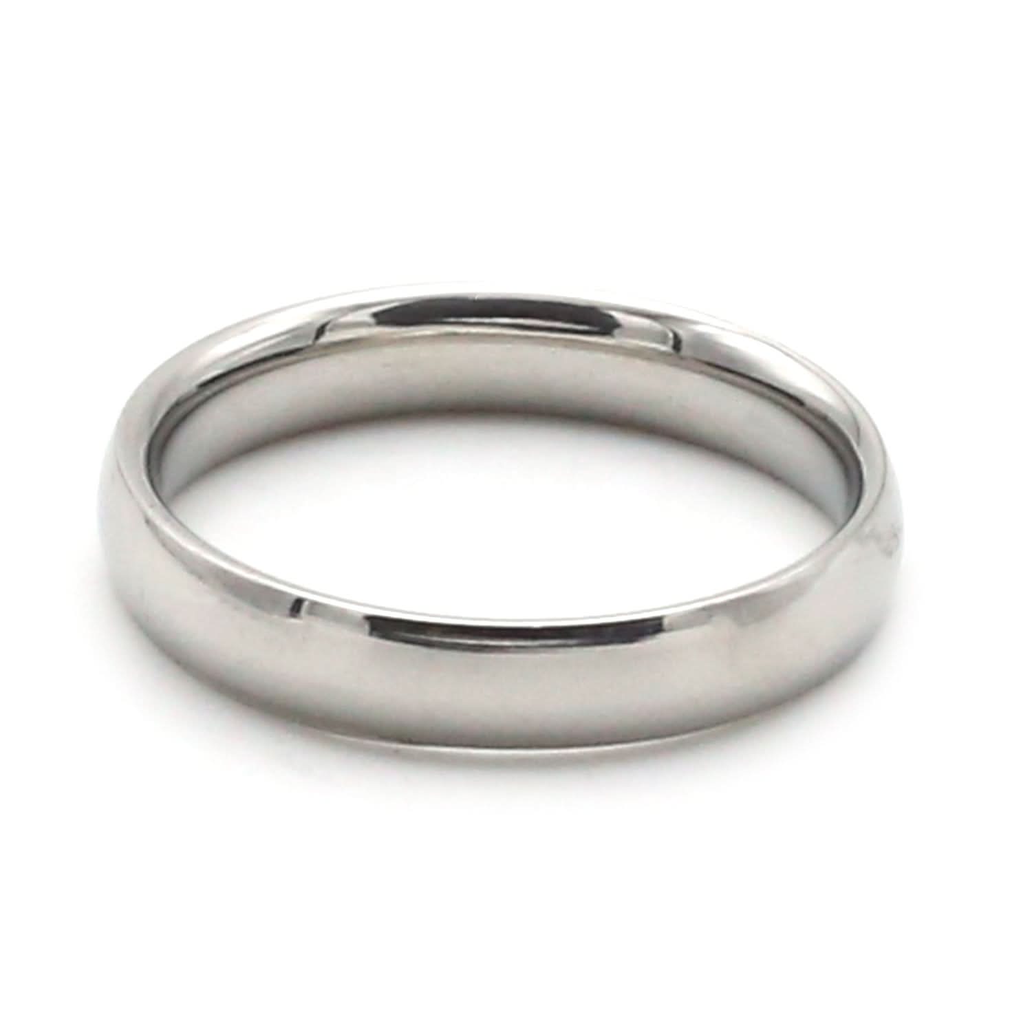 Silver Stylish Sliver Wedding Rings - Silver