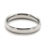 Silver Stylish Sliver Wedding Rings - Silver