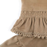 Girls Tight Suit - Light Brown