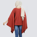 Eminent Women's Poncho - Maroon