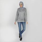 Women's Full Sleeves Sweat Shirt - Grey