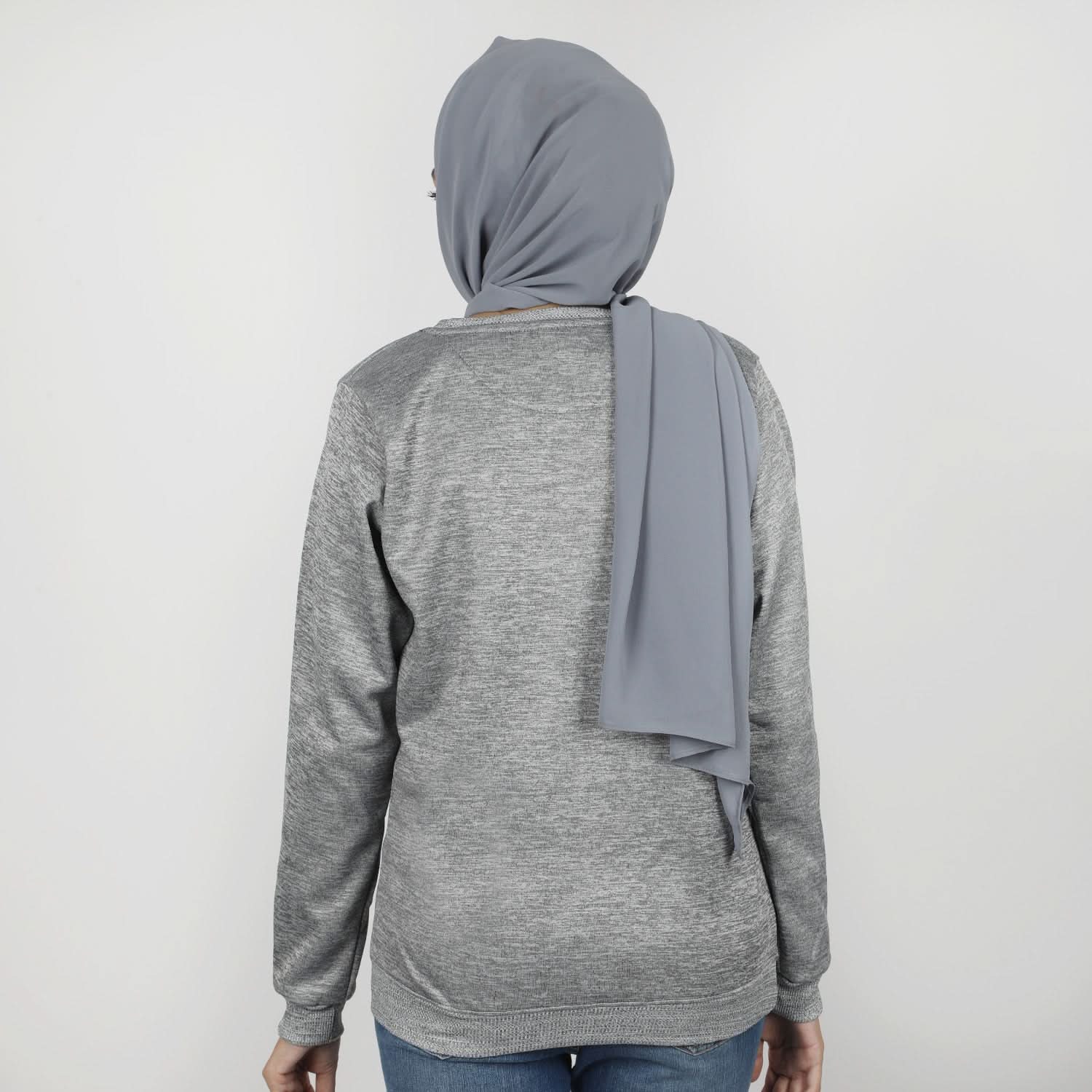 Women's Full Sleeves Sweat Shirt - Grey