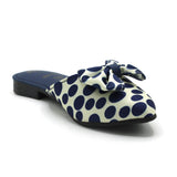 Girls Backless Pump - Blue