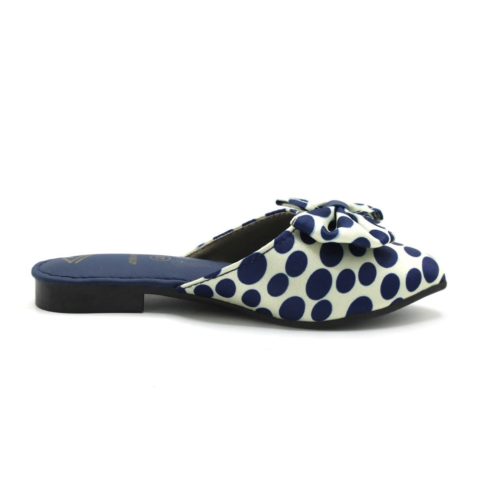 Girls Backless Pump - Blue