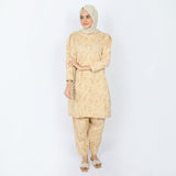 Eminent Women's Stitched 02pcs Suit - Beige