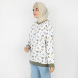 Women's Full Sleeves Sweat Shirt - Olive