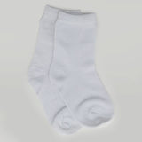 Kids 4Pc Uniform Socks - White