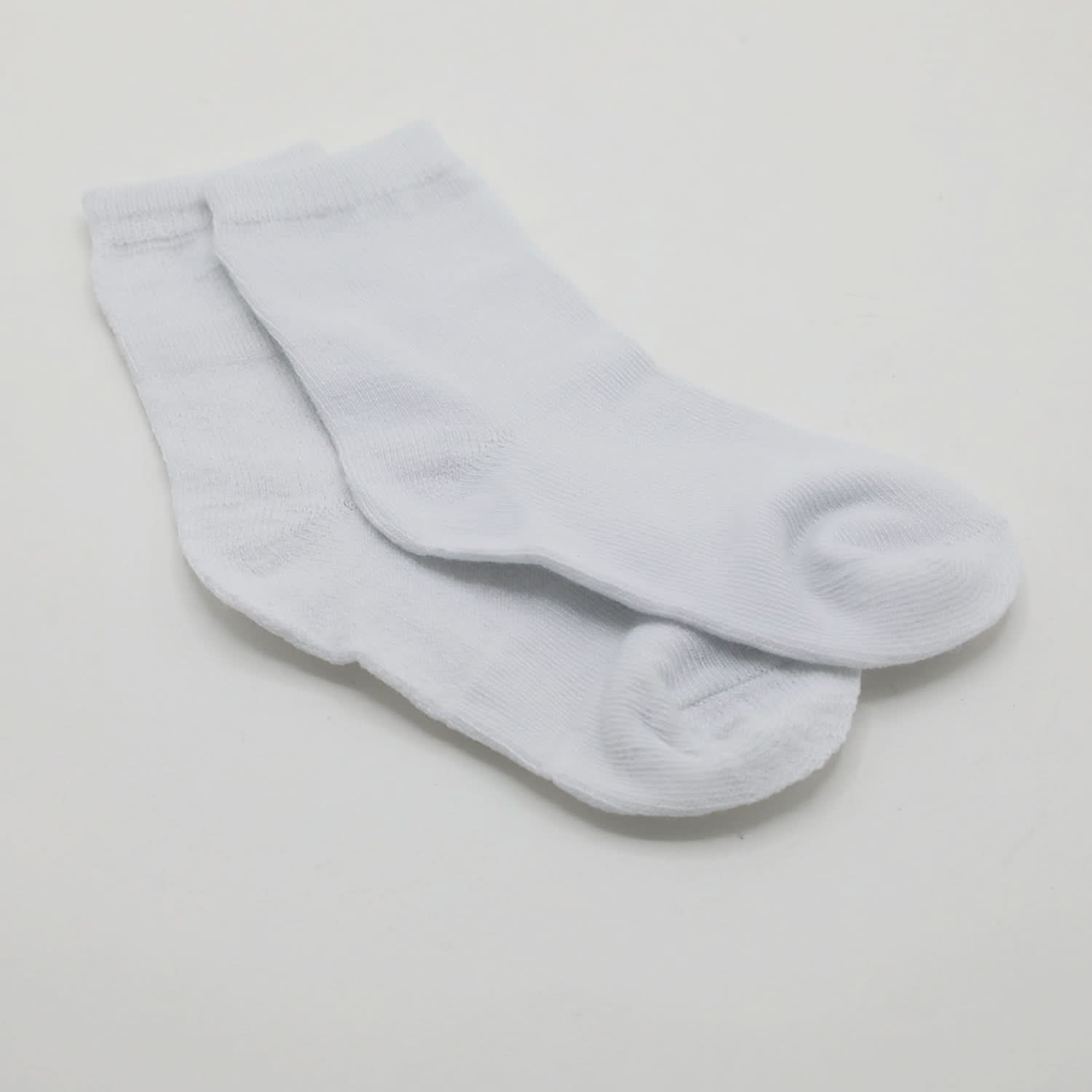 Kids 4Pc Uniform Socks - White