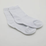 Kids 4Pc Uniform Socks - White