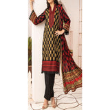 VS Daman Cambric Unstitched 3pcs Suit - 603-A