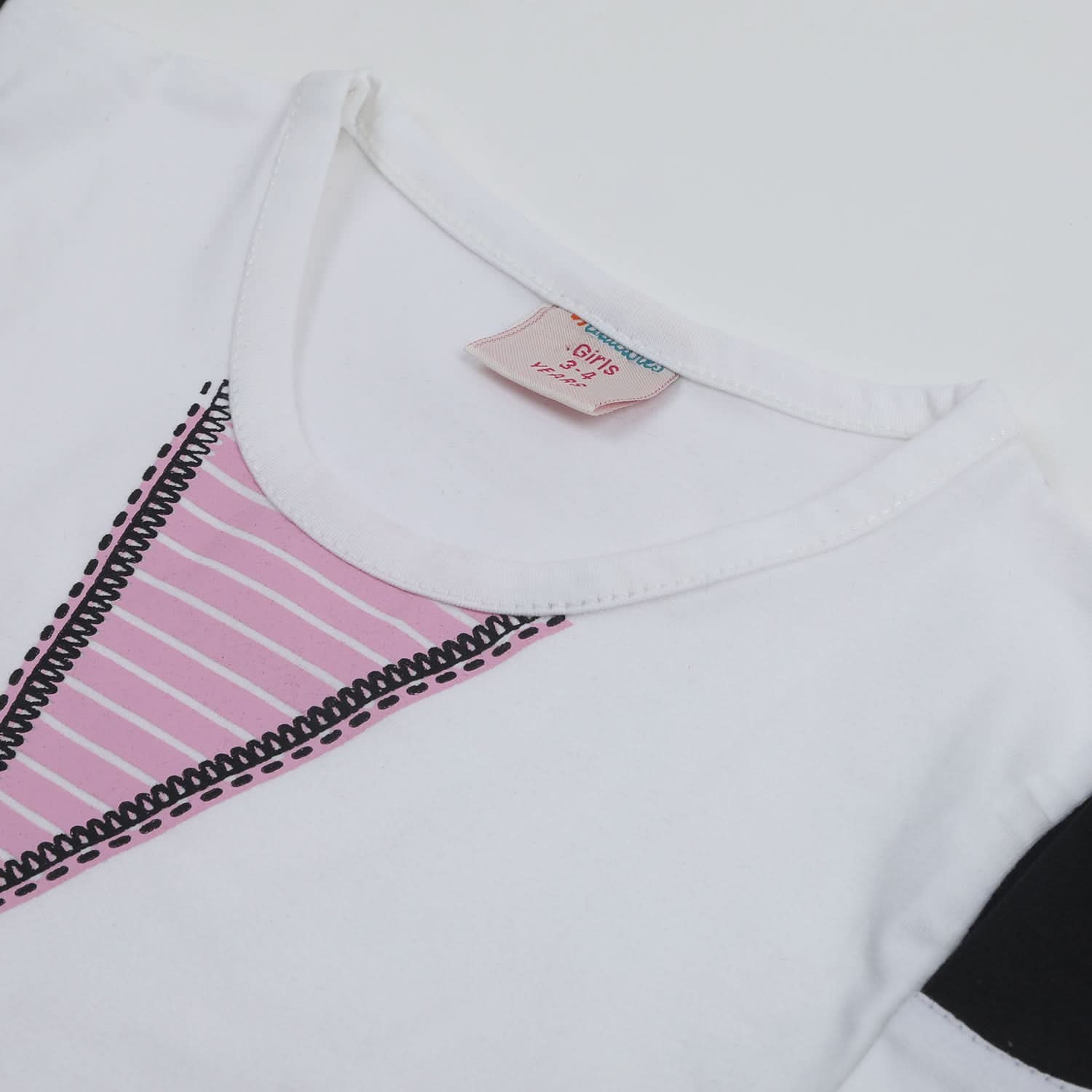 Girls Full Sleeves Top - White