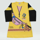 Girls Full Sleeves Top - Yellow