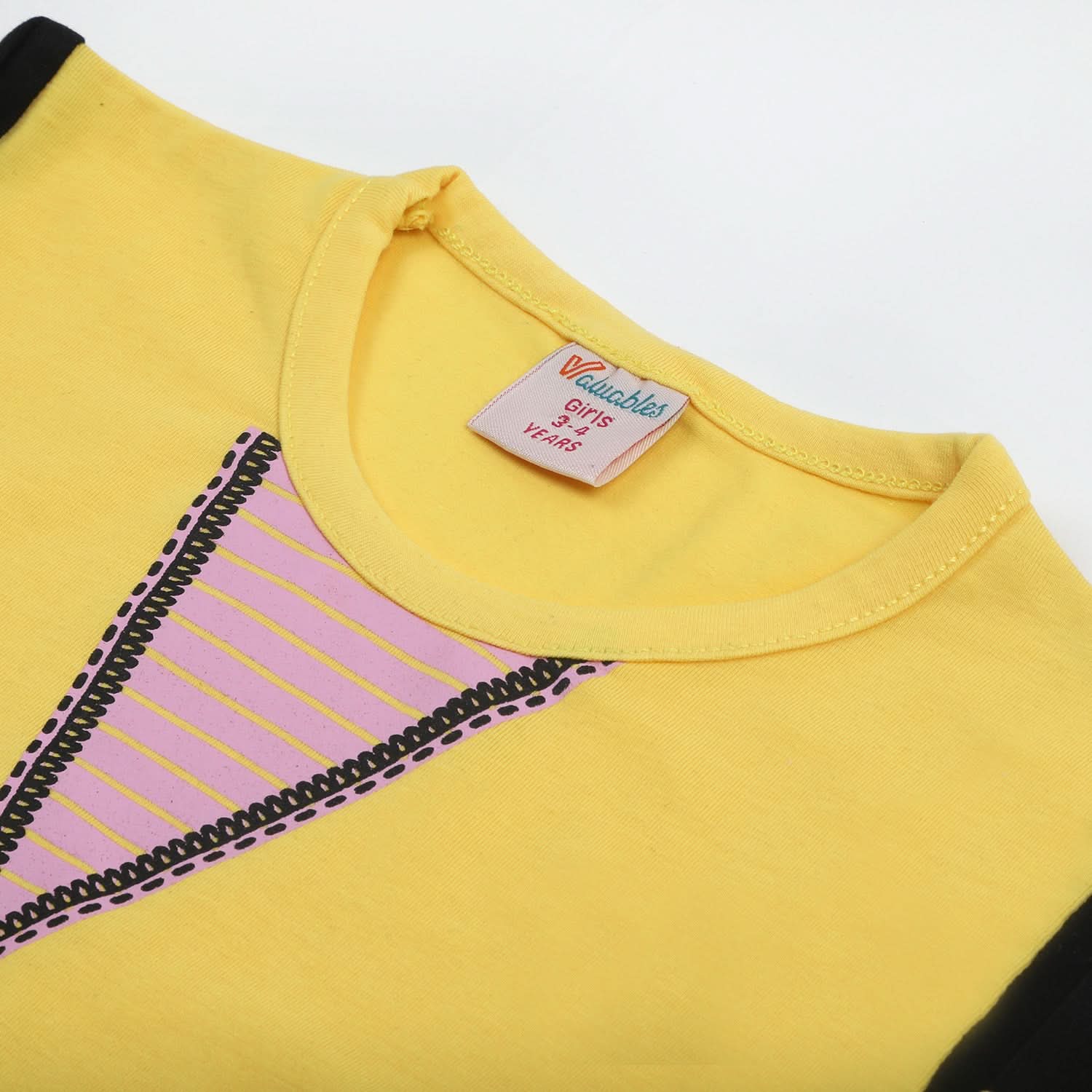 Girls Full Sleeves Top - Yellow